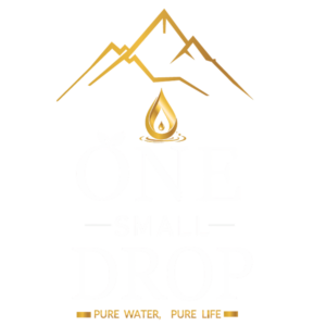 one small drop footer image