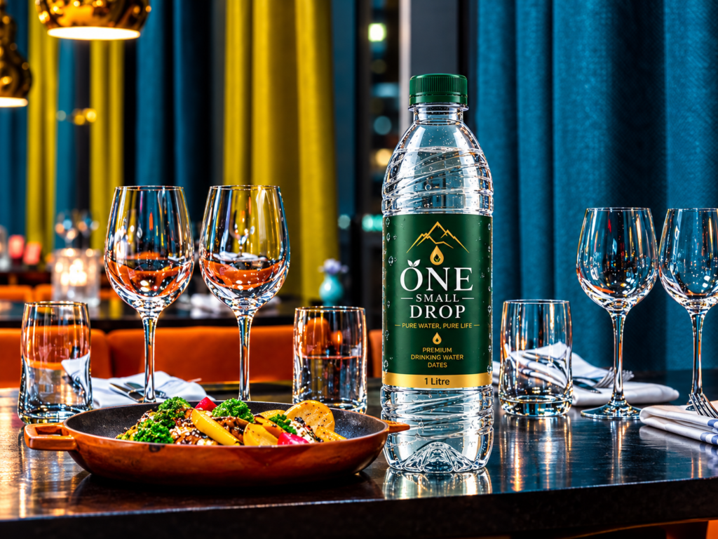 one small drop packaged drinking water for businesses
